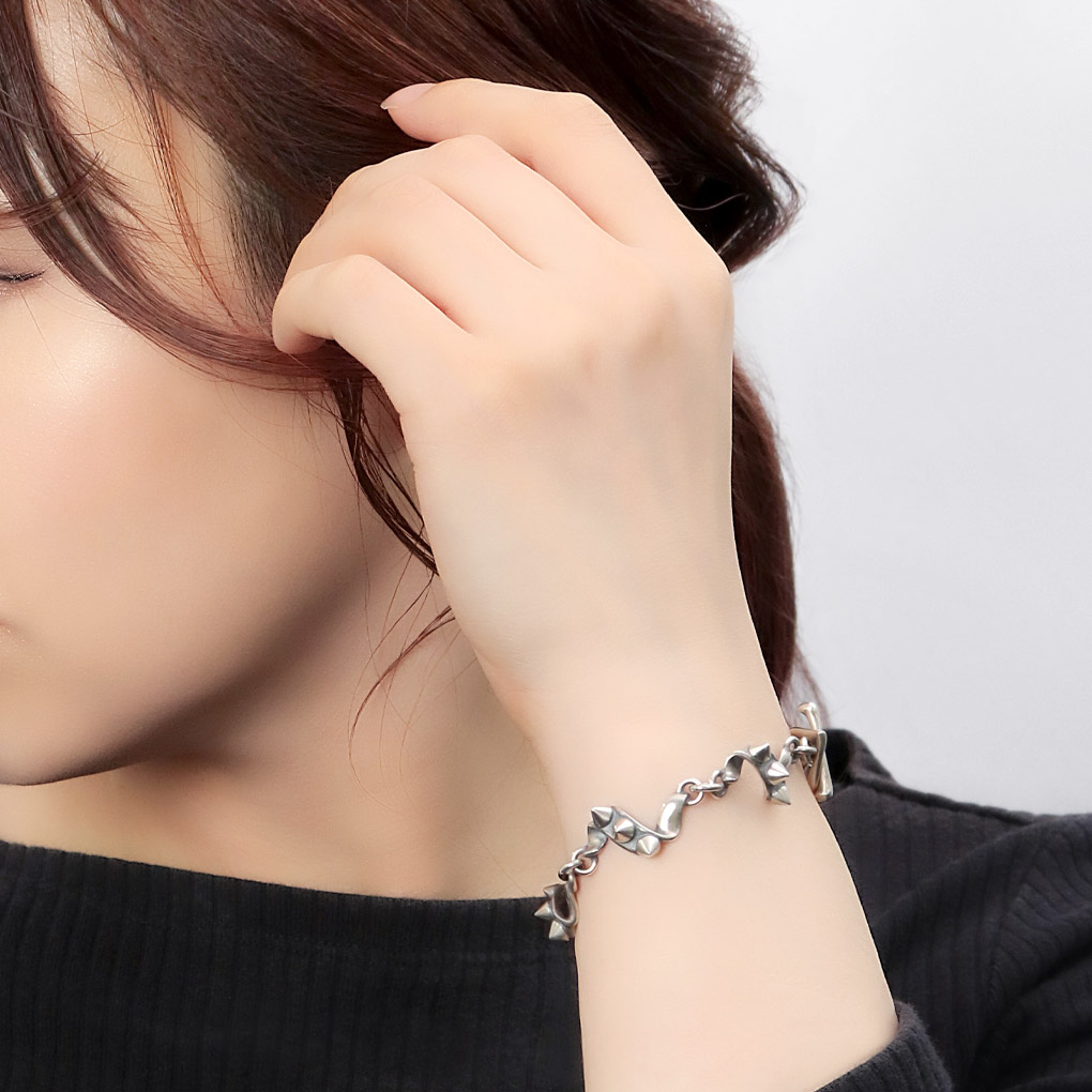 RAT RACE ラットレース スタッズ オン リボン LOVE ブレスレット