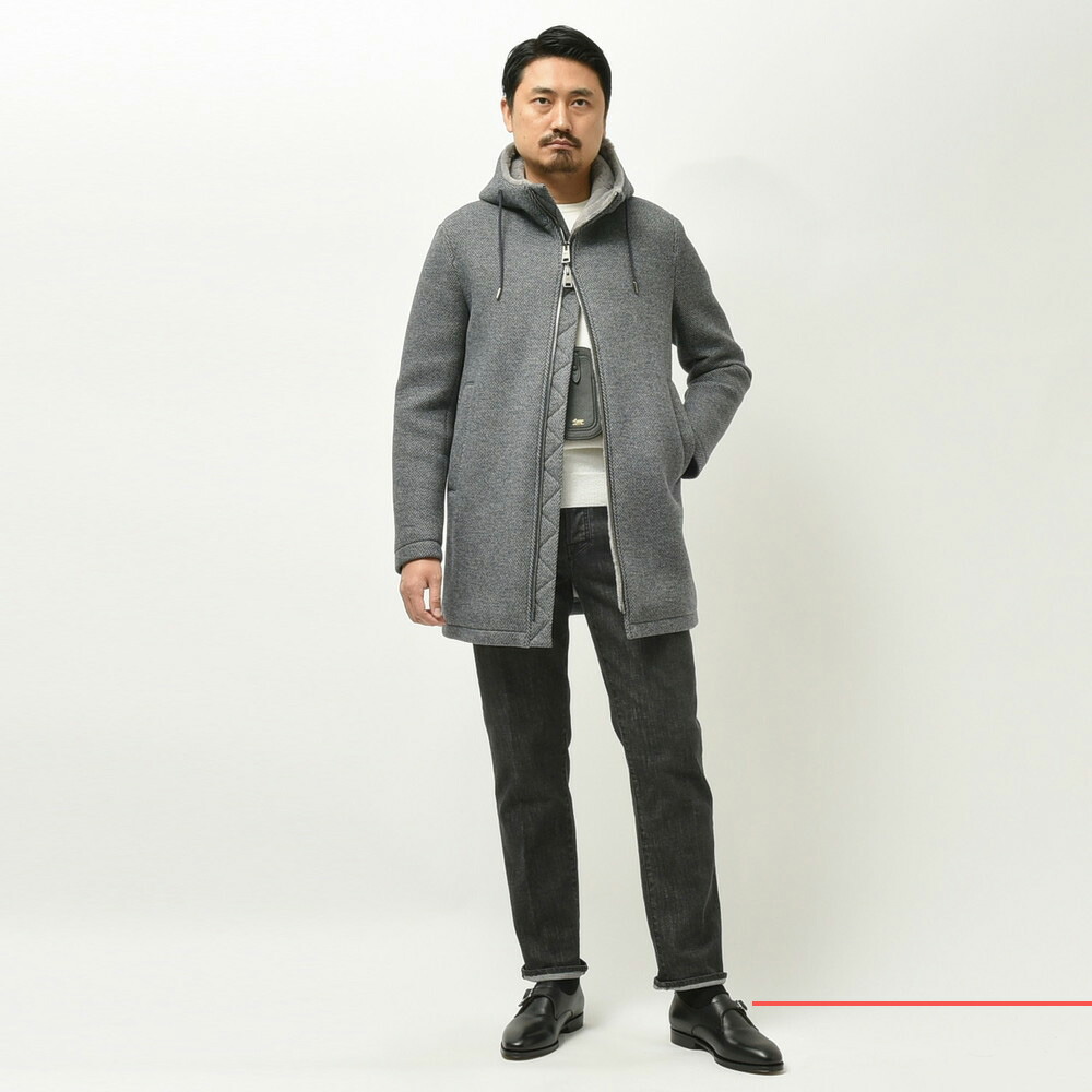 HERNO（ヘルノ）RESORTリゾート 3レイヤーボンディングヘリンボーン