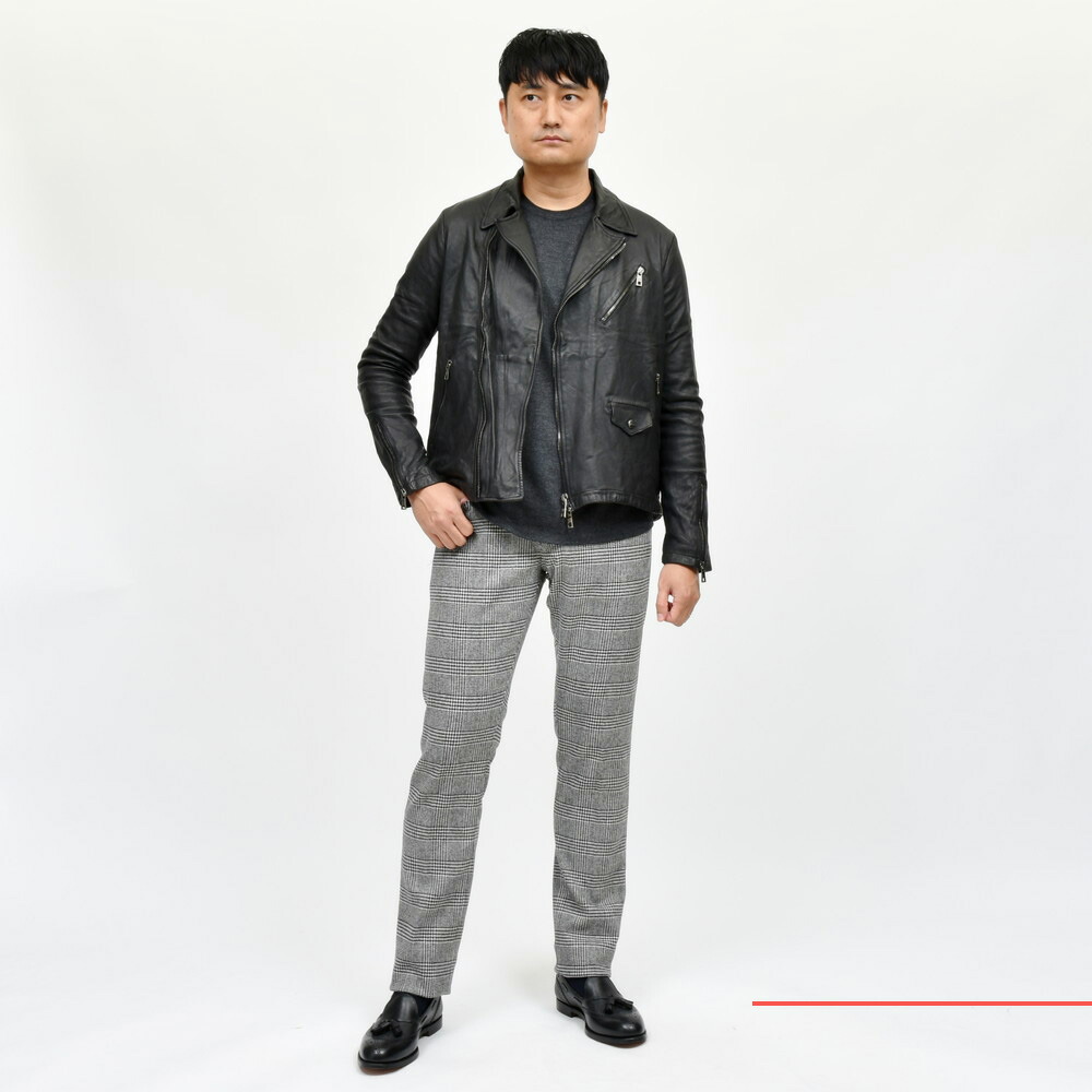 GIORGIO BRATO（ジョルジオ ブラート）ガーメントダイラムレザーダブル