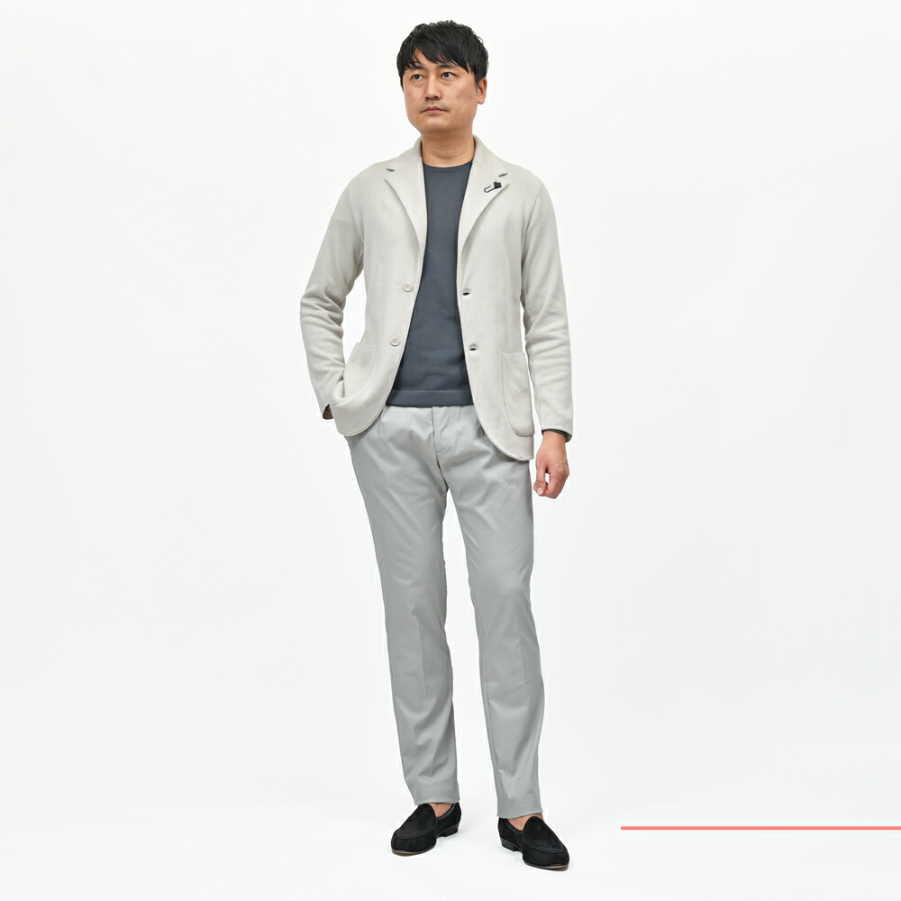 LARDINI（ラルディーニ）オーガニックコットンミラノリブニット