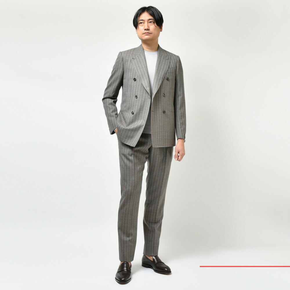 CARUSO（カルーゾ）NORMAノルマ ウールメランジトロピカルチョーク