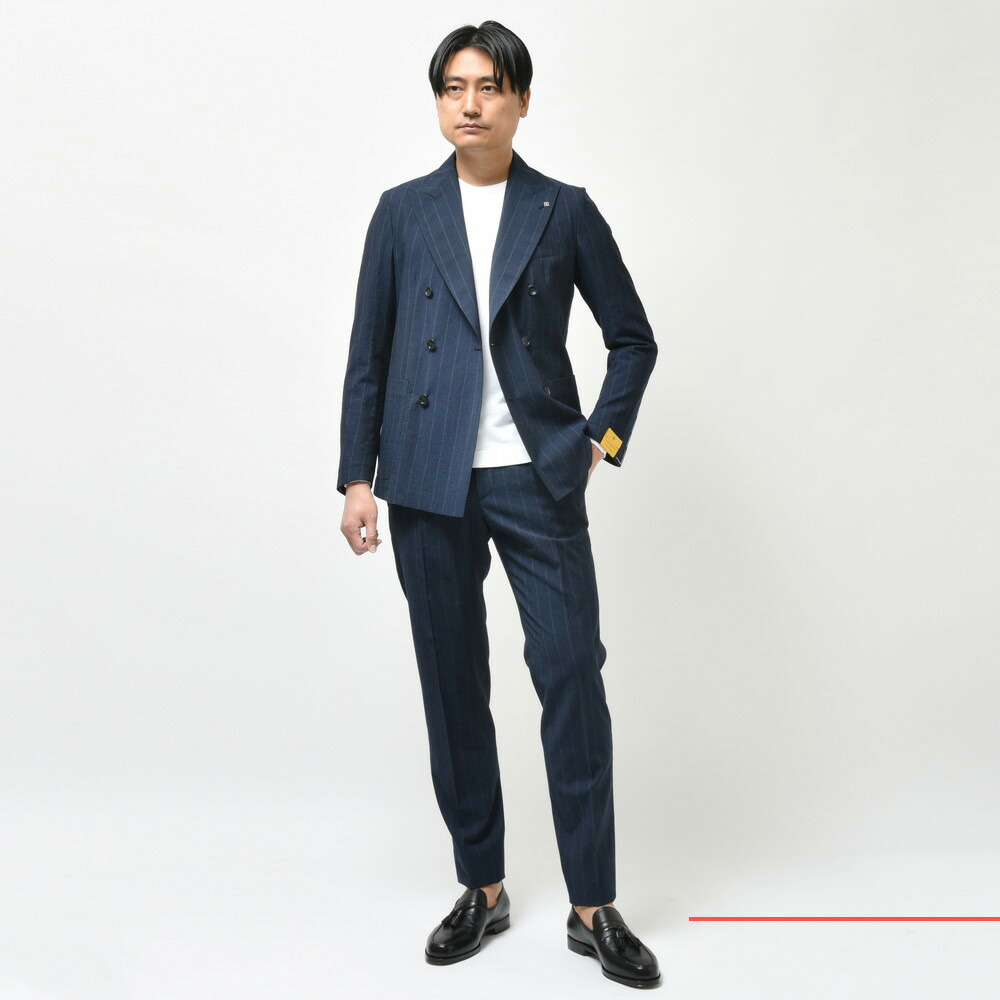 TAGLIATORE（タリアトーレ）DARRELダレル ウールシアサッカーチョーク