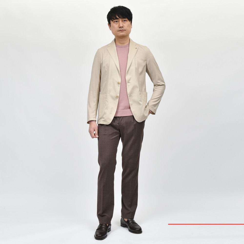 TAGLIATORE（タリアトーレ）G-LIGHTジーライト ウールシルクプレーン2B