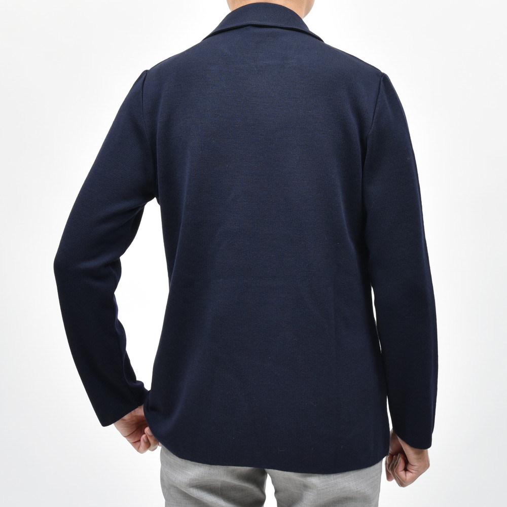 LARDINI（ラルディーニ）ウールミラノリブダブルニットジャケット