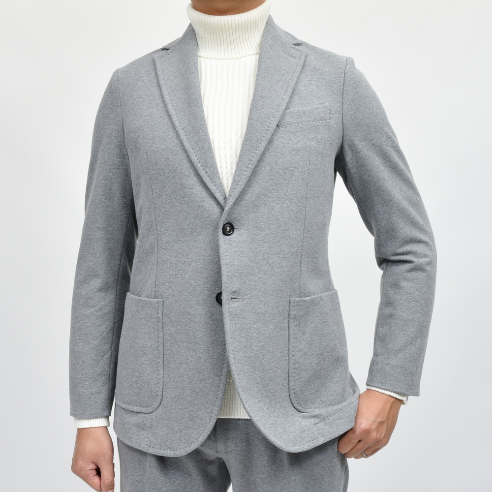 CIRCOLO1901（チルコロ1901）コットンジャージ2Bジャケット 444043A01