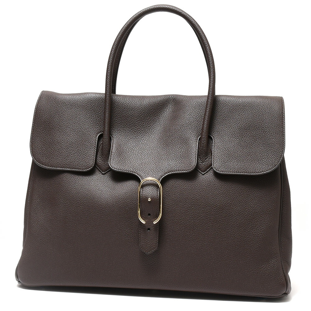 Cisei（シセイ/チセイ）シュリンクレザーフラップトートバッグ/Mサイズ