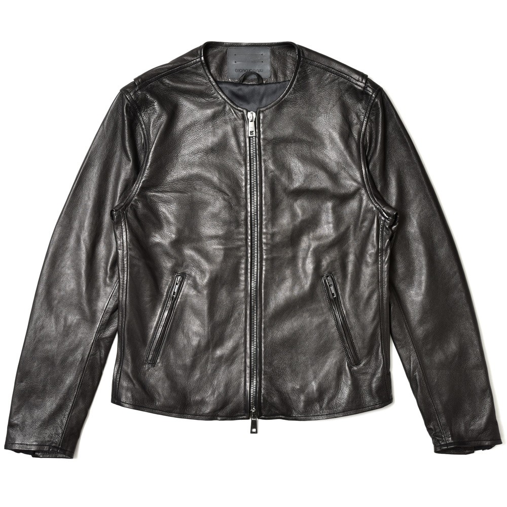 GIORGIO BRATO（ジョルジオ ブラート）ウォッシュドラムレザーノー