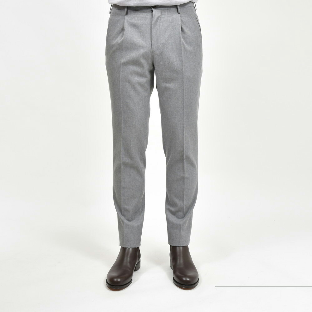 INCOTEX（インコテックス）TAPEREDFIT コットンウールサージ1プリーツ