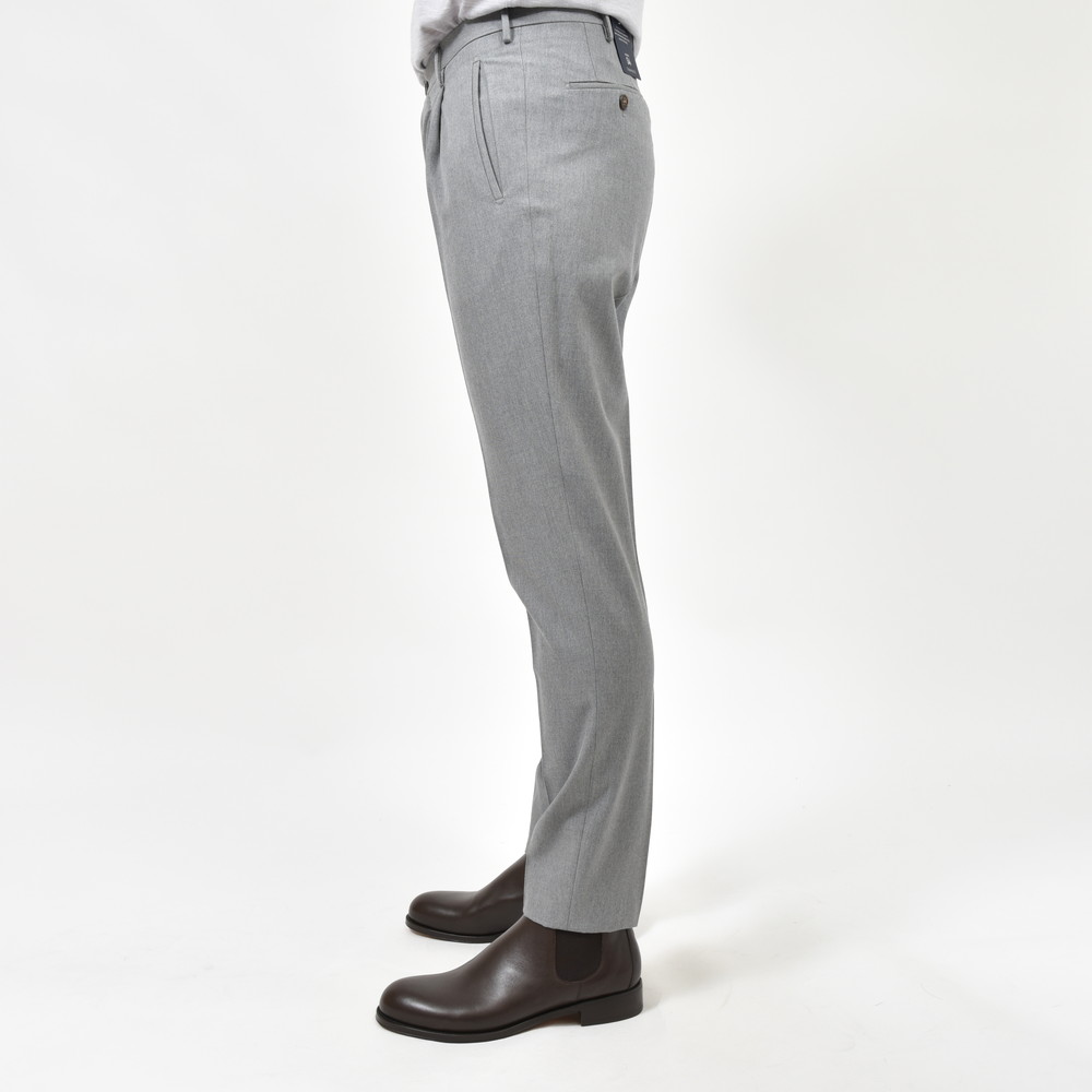 INCOTEX（インコテックス）TAPEREDFIT コットンウールサージ1プリーツ