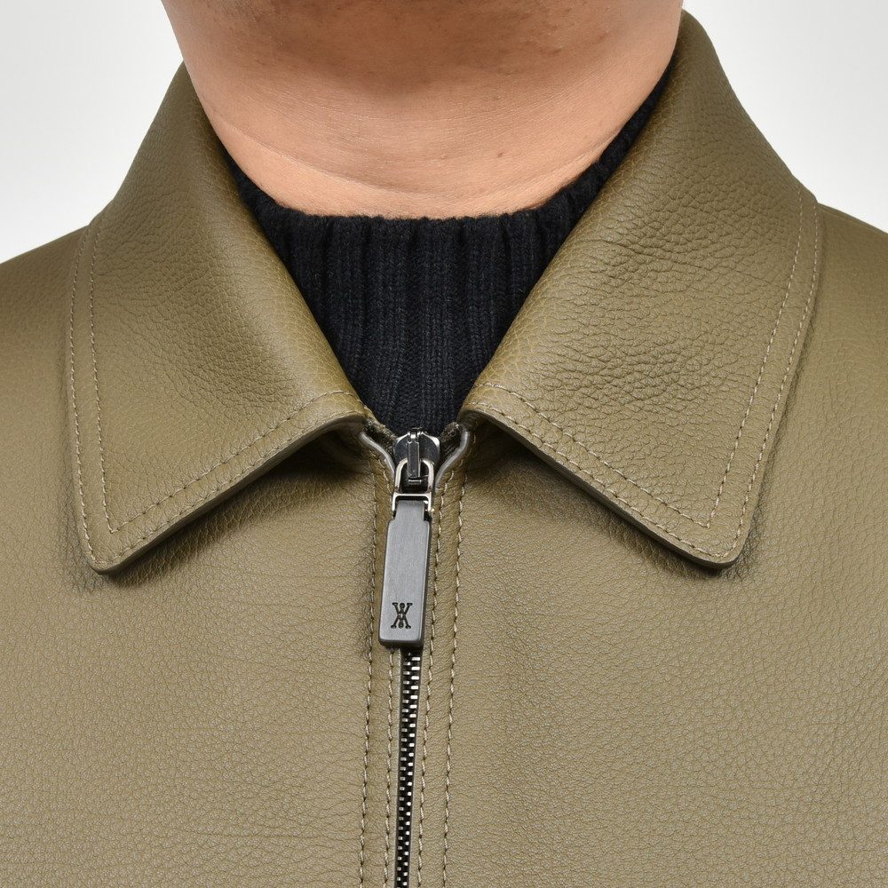 ALTACRUNA（アルタクルーナ）ラムシュリンクレザーシングルライダース