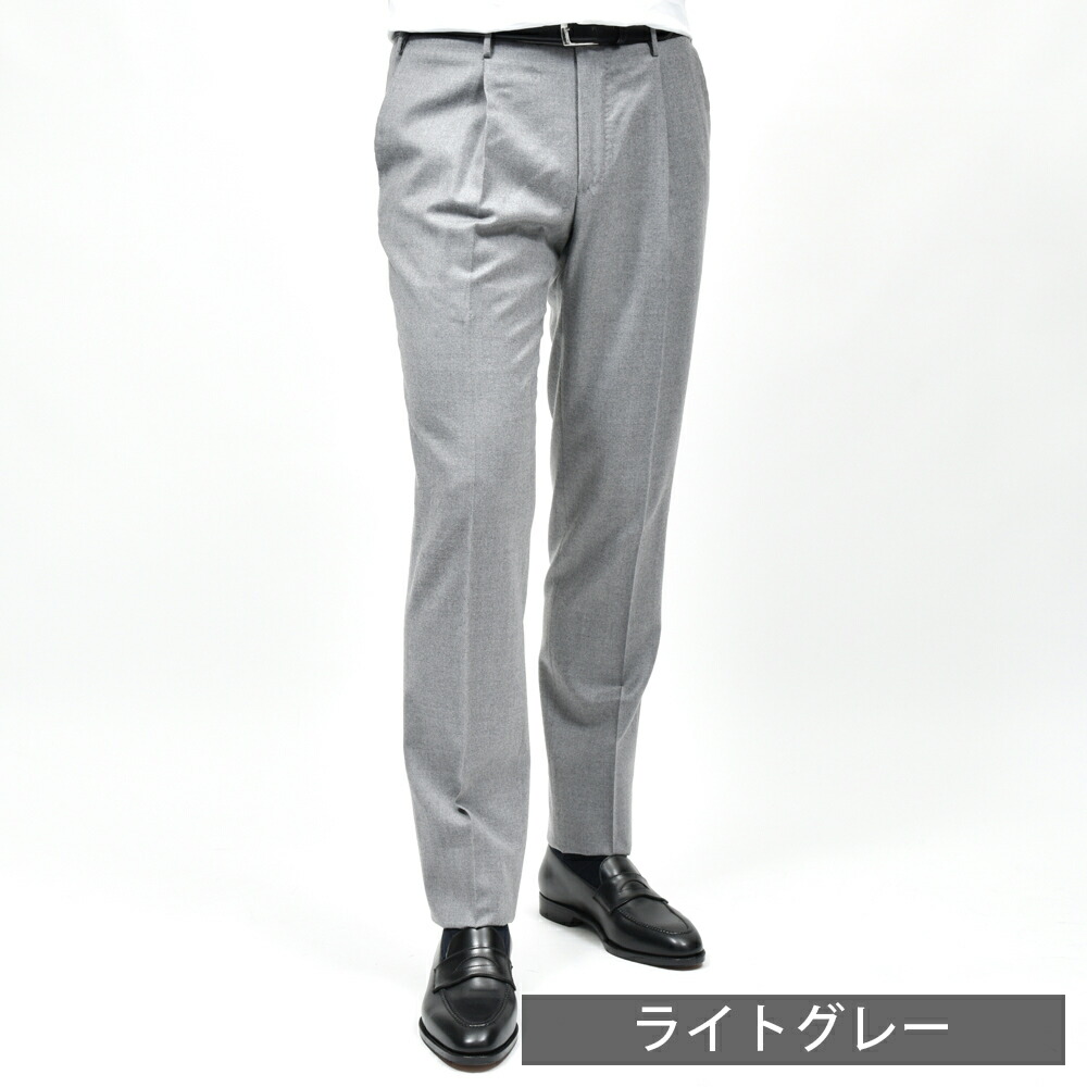 INCOTEX（インコテックス）ウールフランネルパンツ / テーパード / 31