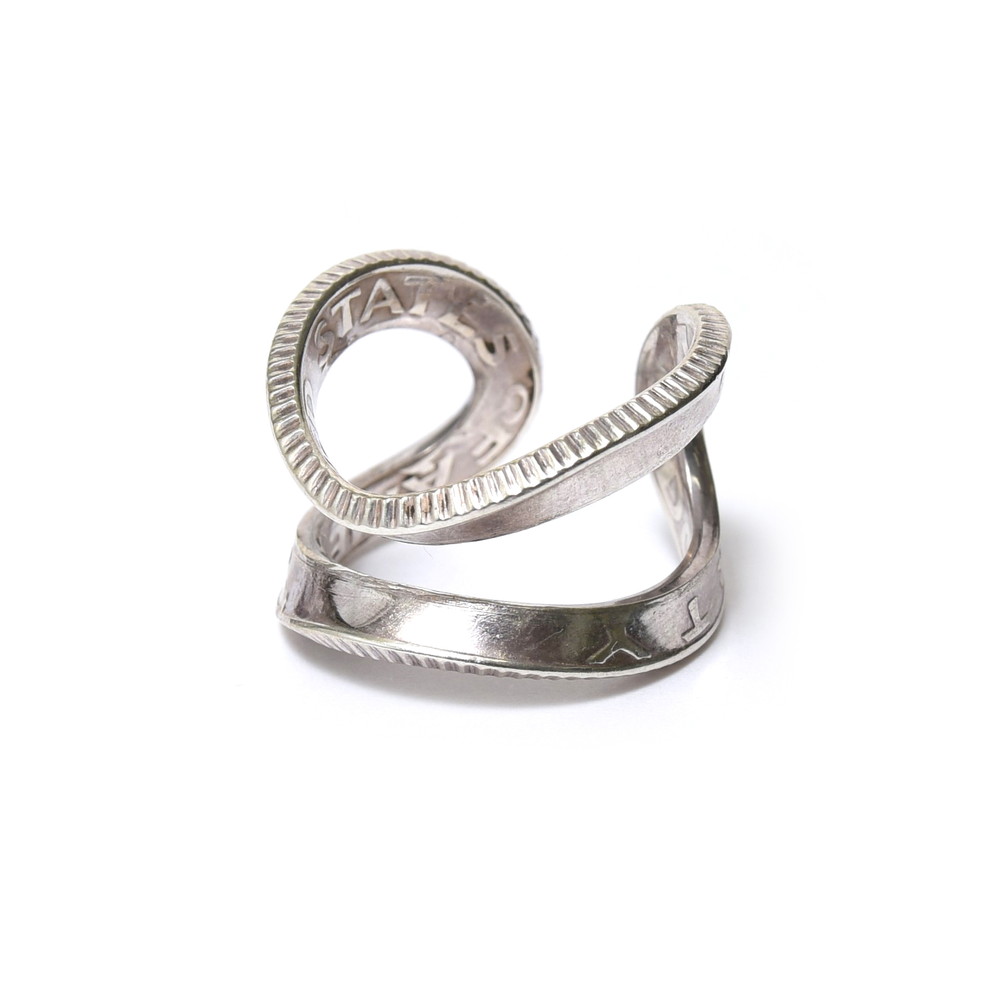 Folk/N(フォークバイエヌ)シルバー900コインリング MF-015 19422400188