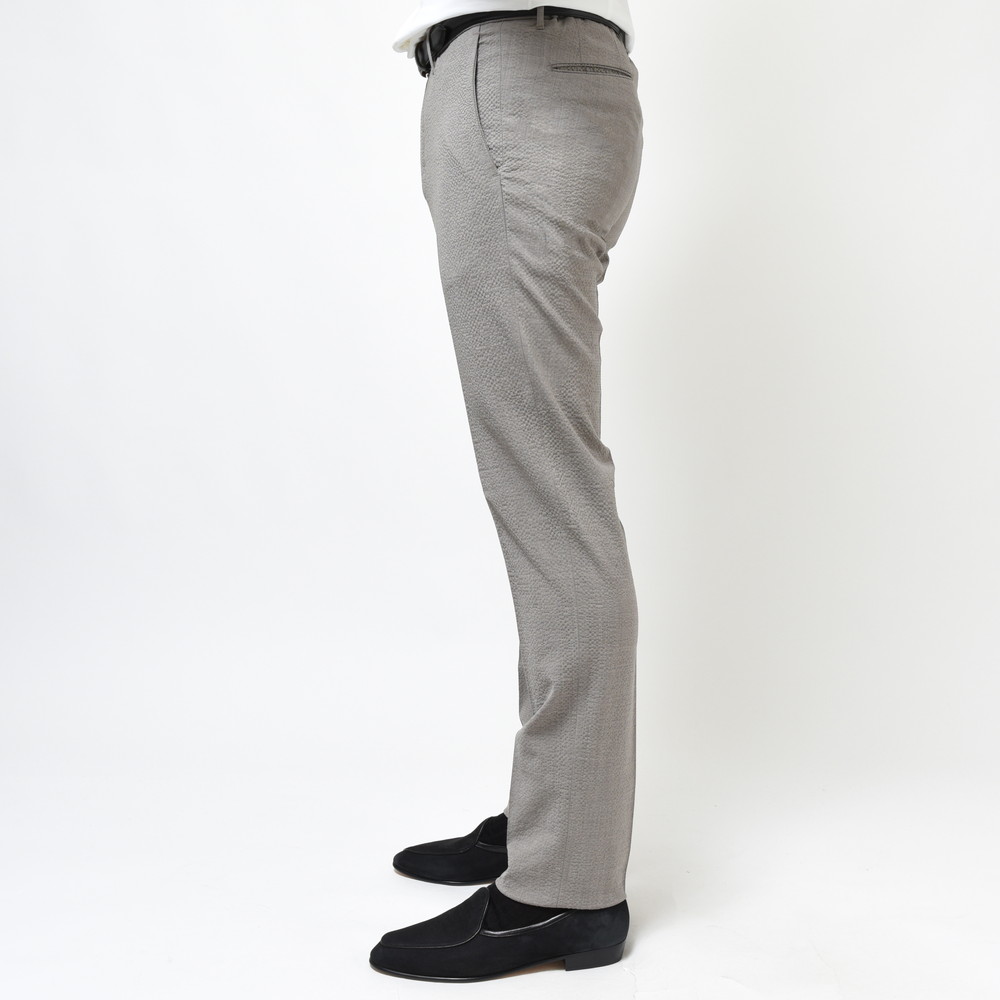 INCOTEX（インコテックス）SLIM FIT ストレッチウールシアサッカー
