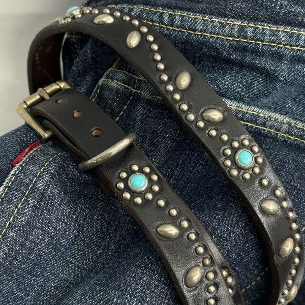 楽天市場】【ナロー幅】 HTC USA SN32 TURQUOISE STONE 0.75 BELT