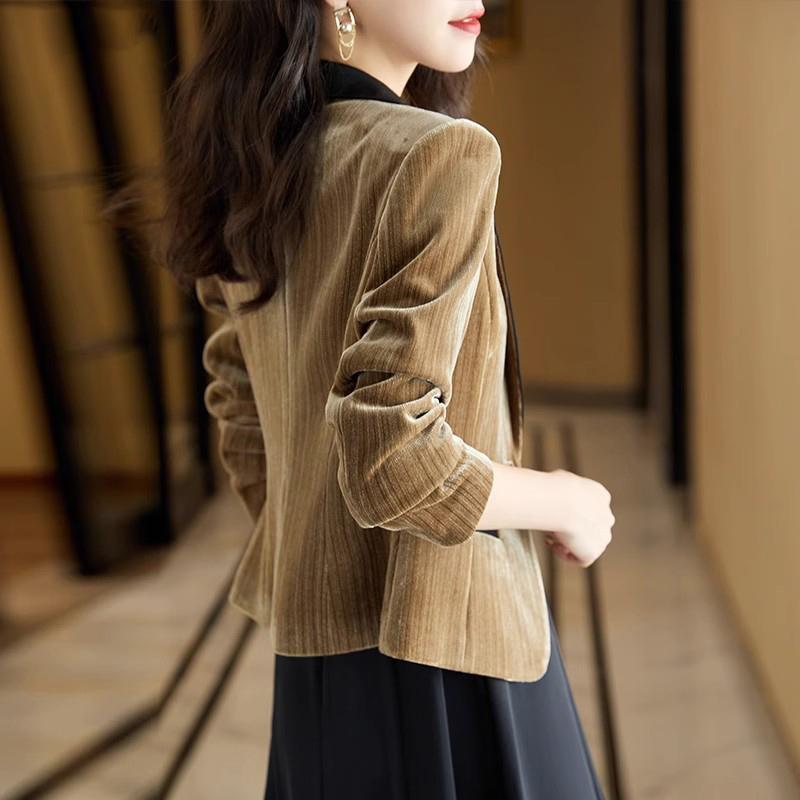 楽天市場】ベロア ジャケット レディース ベルベット スーツ 春秋