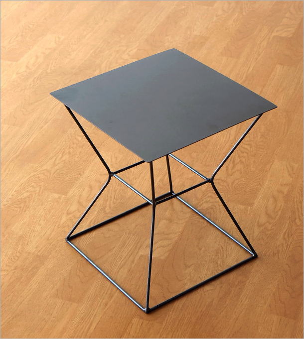 楽天市場】スツール アイアン インダストリアル 四角 椅子 グレー 鉄