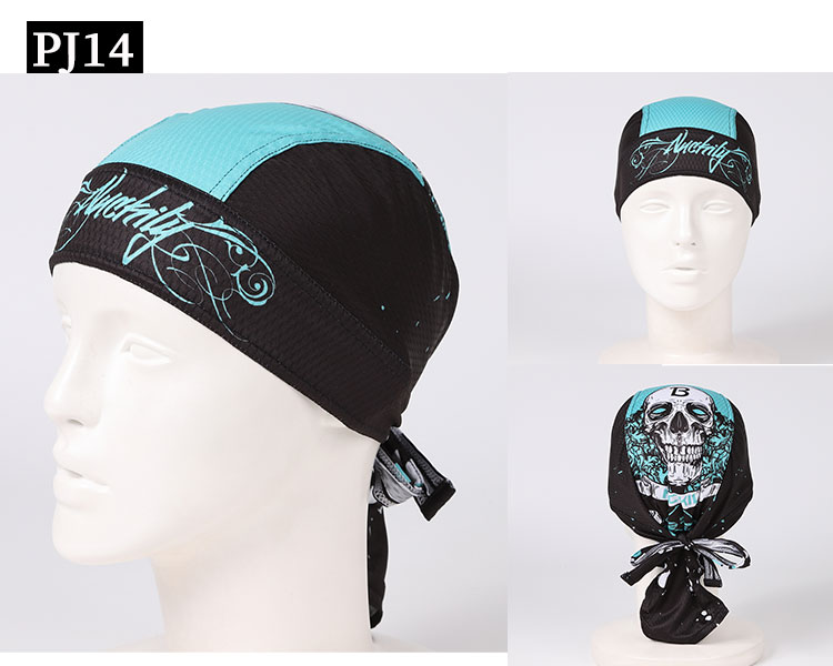 楽天市場】バンダナ キャップ 自転車 バイク インナーキャップ