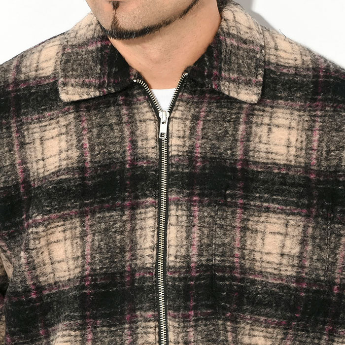 楽天市場】ステューシー STUSSY ジャケット メンズ Wool Plaid Zip