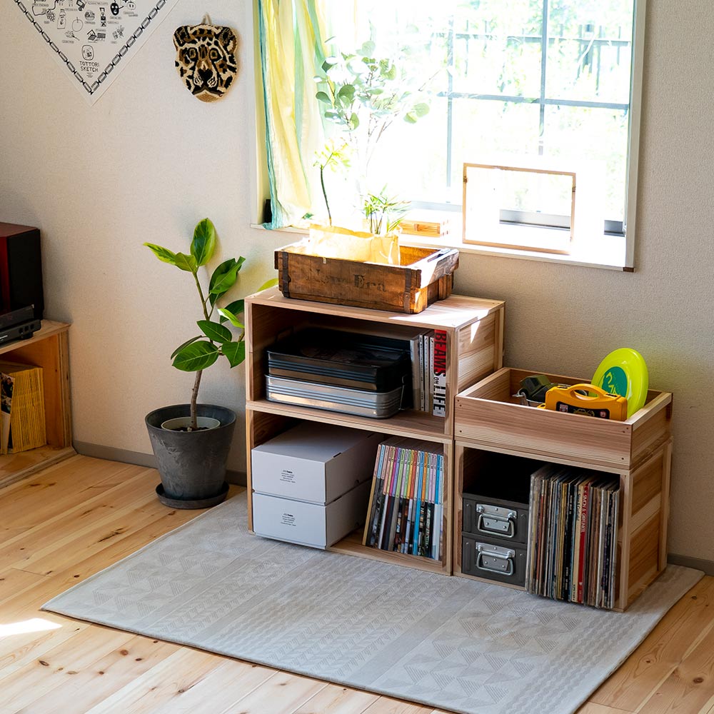 楽天市場】りんご箱 見せる収納始めませんか？上小節 国産りんご箱 杉