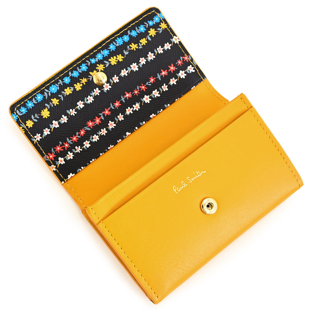 楽天市場】ポールスミス 名刺入れ カードケース 黄色(イエロー) Paul