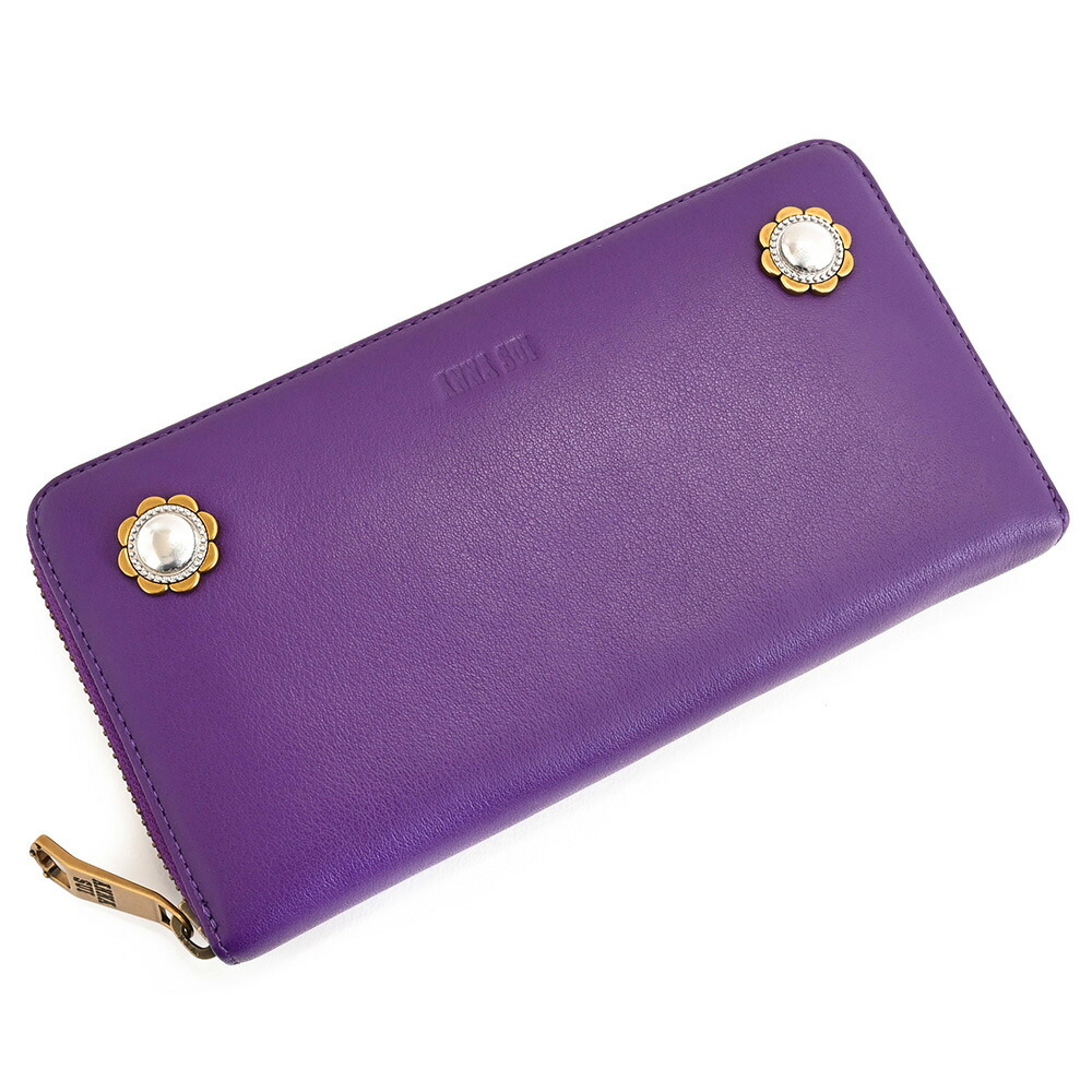 楽天市場】展示品箱なし アナスイ 財布 長財布 ラウンドファスナー 黒