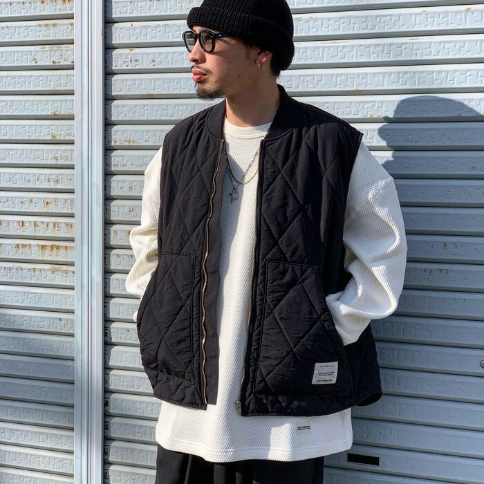 COOTIE(クーティー) Nylon Quilting Work Vest