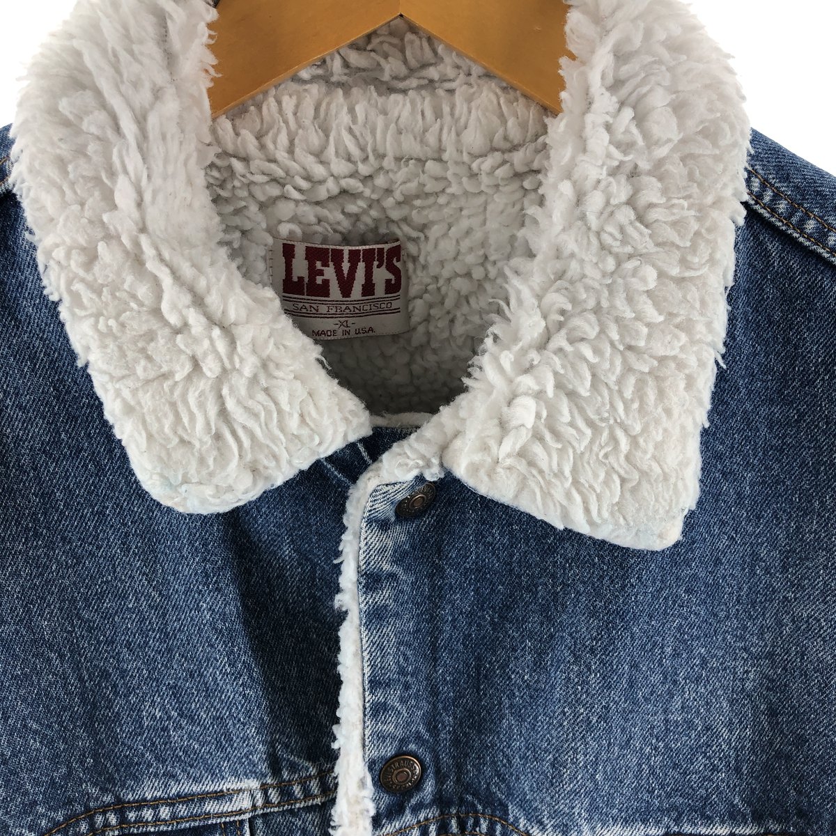 古着 ～90年代 リーバイス Levis 70609 0218 デニムボアジャケット USA