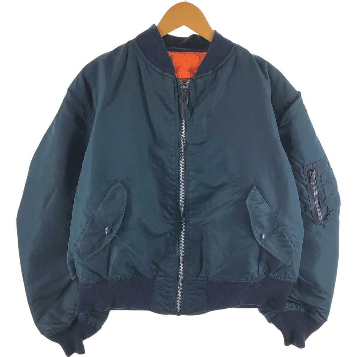 古着 民間品 アルファ ALPHA MA-1タイプ ミリタリー フライト