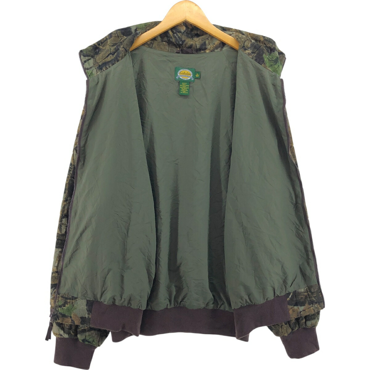 古着 90～00年代 カベラス Cabelas 迷彩柄 リアルツリーカモ フリース