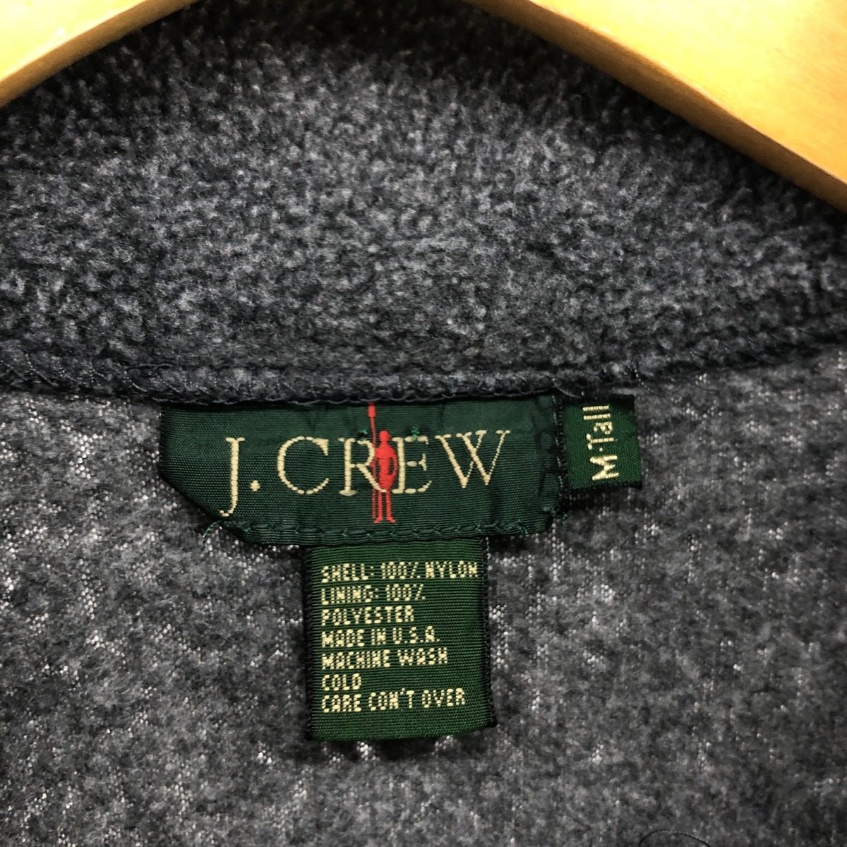 古着 90年代 ジェイクルー J.Crew 巨人タグ フリースプルオーバー USA