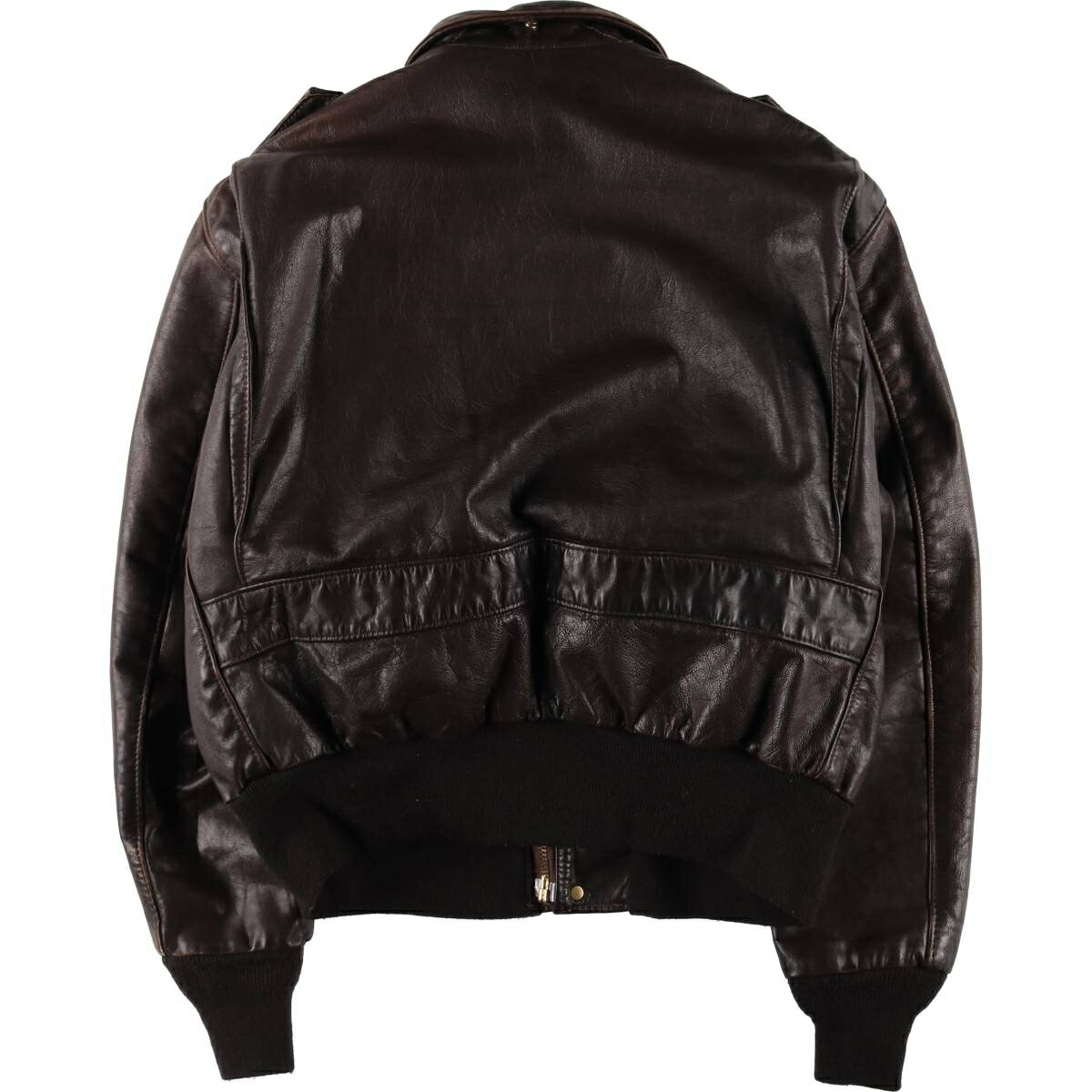 古着 ショット SCHOTT A-2タイプ レザーフライトジャケット USA製