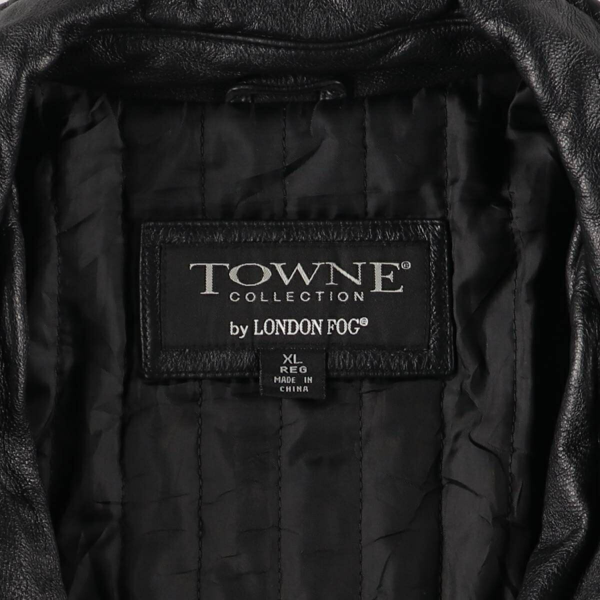 古着 ロンドンフォグ LONDON FOG TOWNE スイングトップタイプ レザー