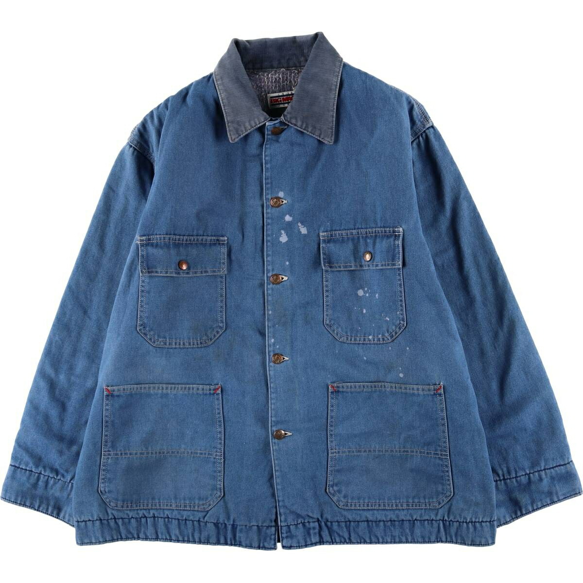 古着 80年代 ビッグマック BIG MAC MA-1タイプ デニムカバーオール USA