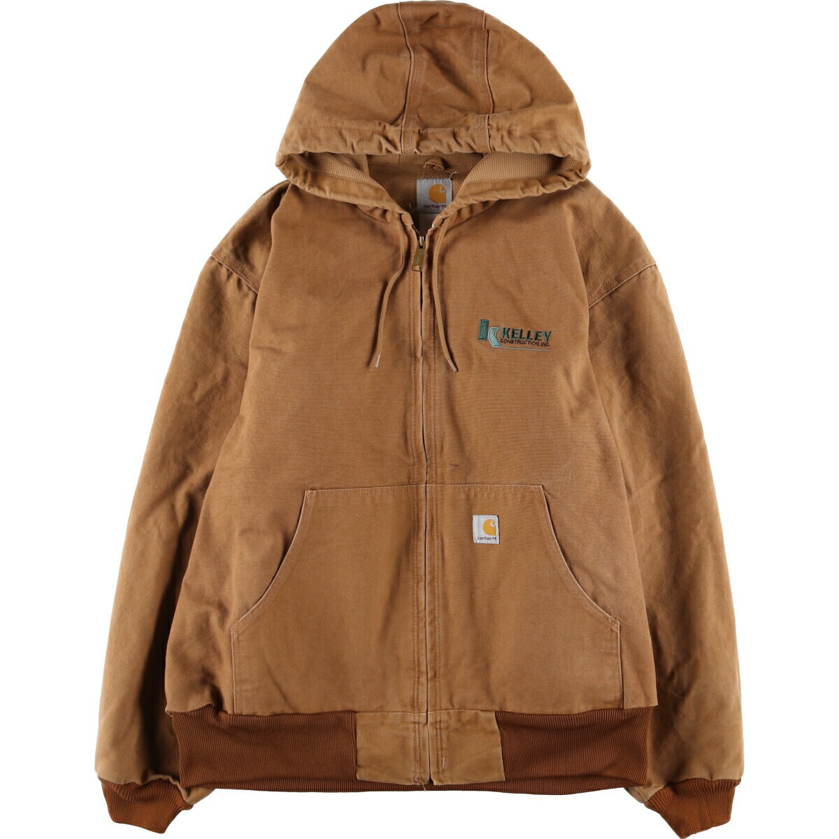 古着 カーハート Carhartt アクティブジャケット ダックフルジップ