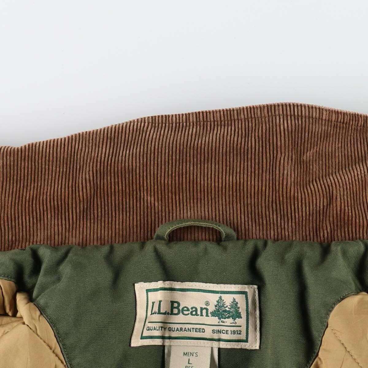 古着 エルエルビーン L.L.Bean 中綿入り ダック ハンティング