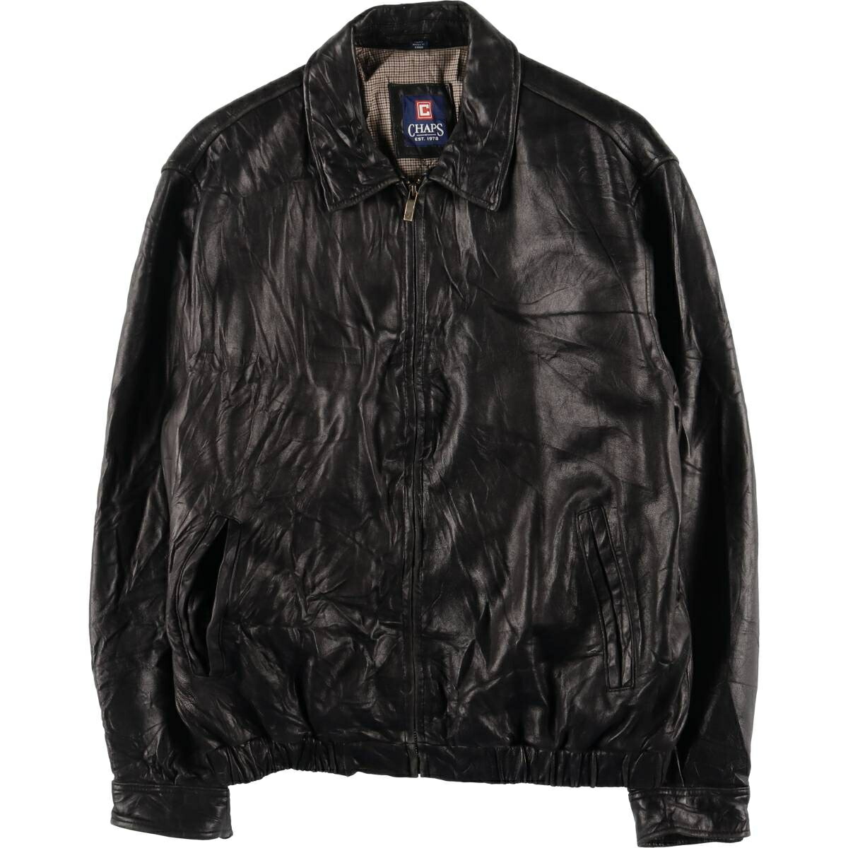 古着 チャップス CHAPS レザーブルゾン メンズL相当 /eaa428537 【中古
