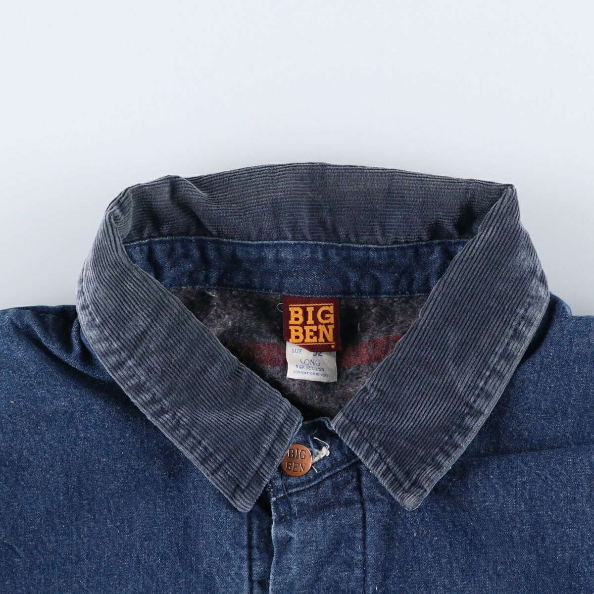 古着 80年代 ビッグベン BIGBEN バットダイ デニムカバーオール USA製