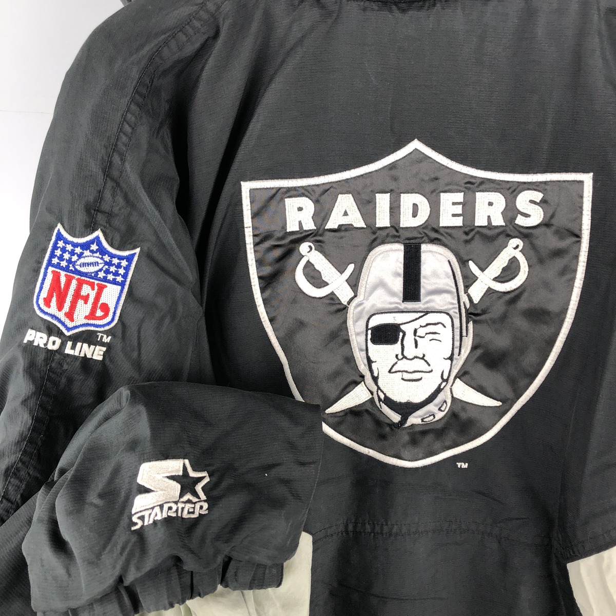 古着 90年代 スターター Starter PRO LINE NFL LAS VEGAS RAIDERS