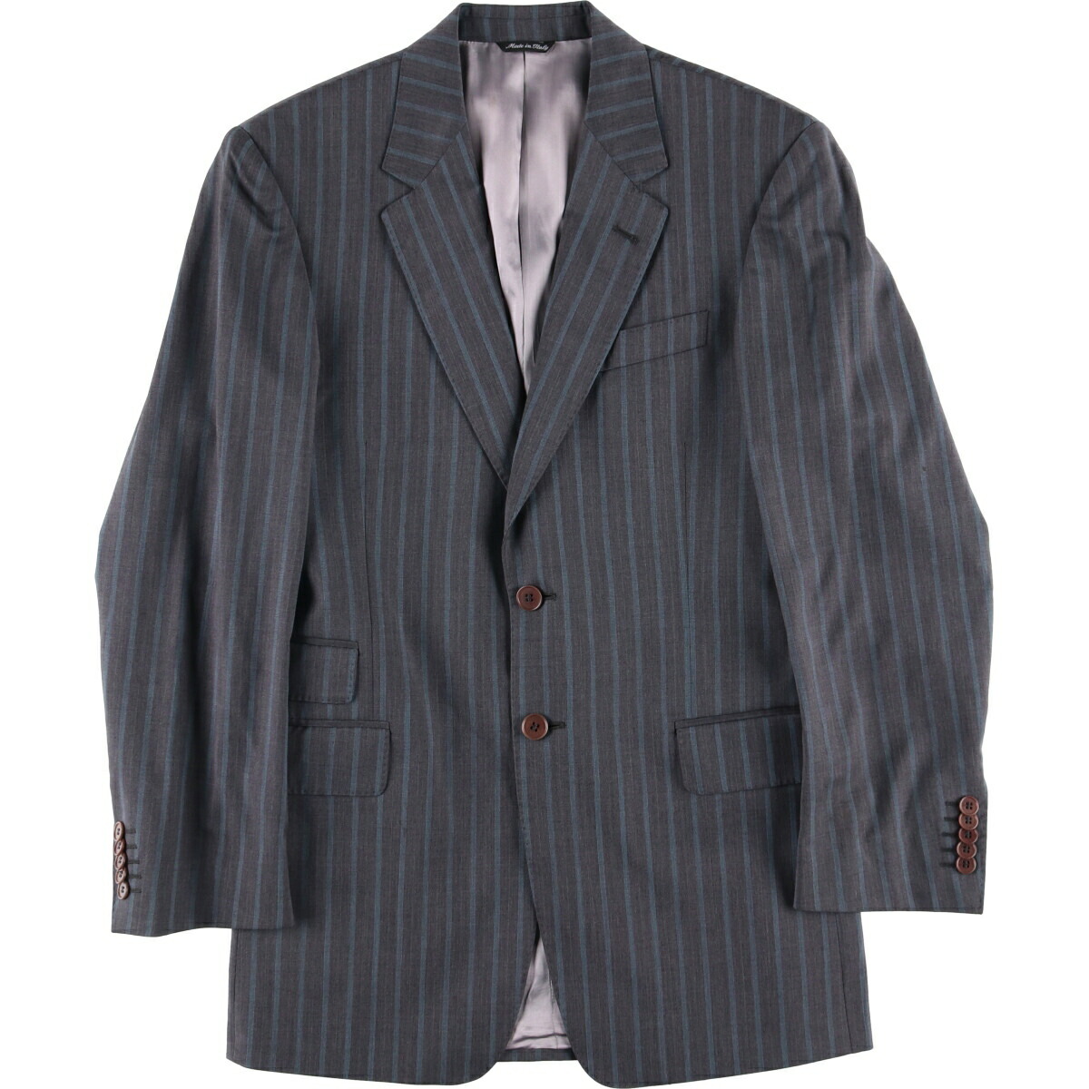 古着 ポールスミス Paul Smith LONDON ストライプ柄 ウールテーラード