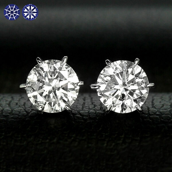 楽天市場】ダイヤモンド ピアス0.8ct 0.4×0.4ct Pt900 プラチナ ハート