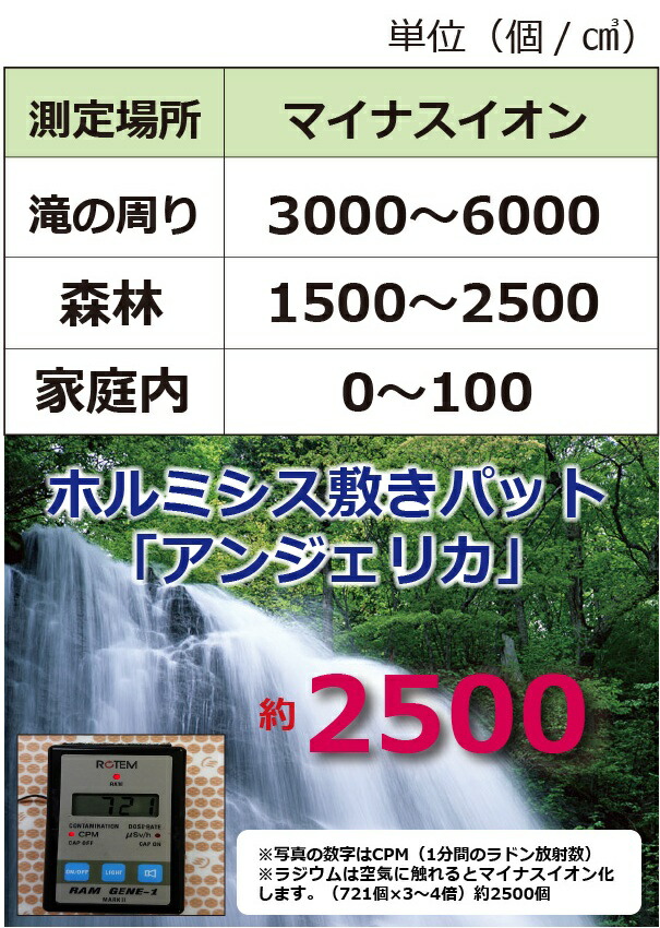 楽天市場】【正規代理店】ホルミシス敷きパット「アンジェリカ