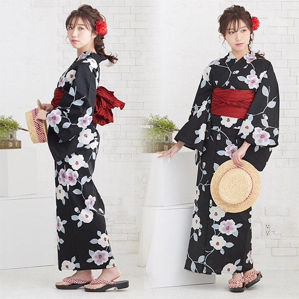 浴衣 セット レディース 大人 浴衣セット 浴衣3点セット（浴衣＋帯＋