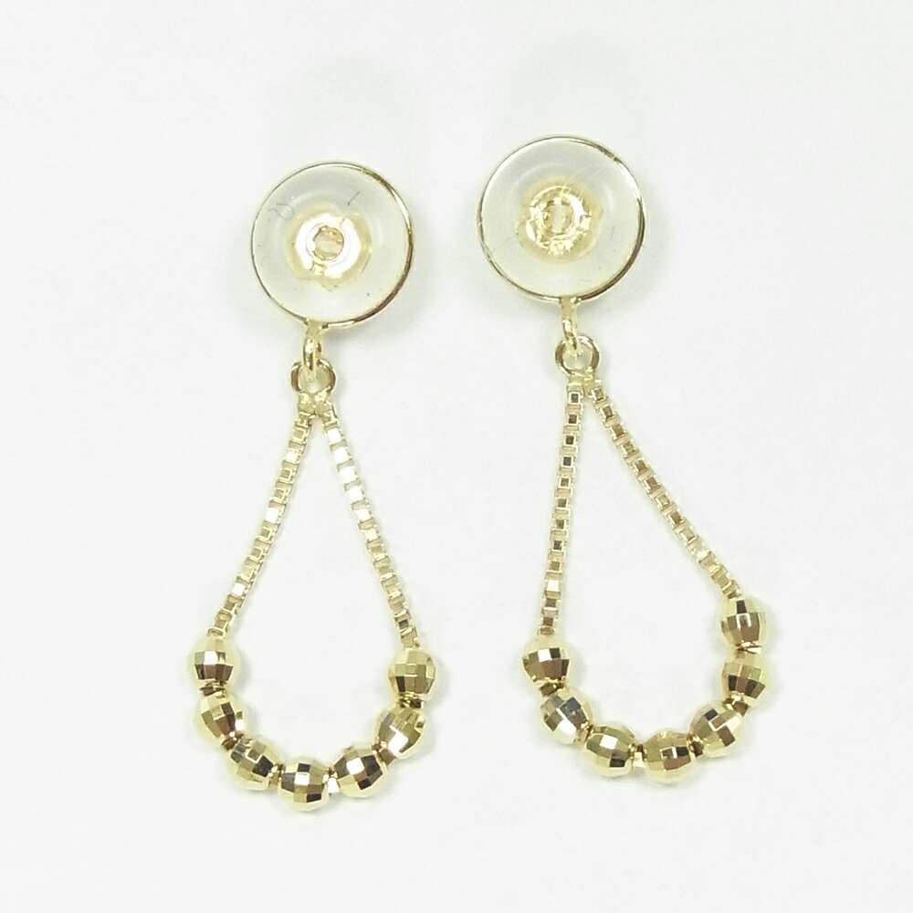 K18金 まとめ売り ピアスキャッチ 丸カン付き 18個 9ピア セット