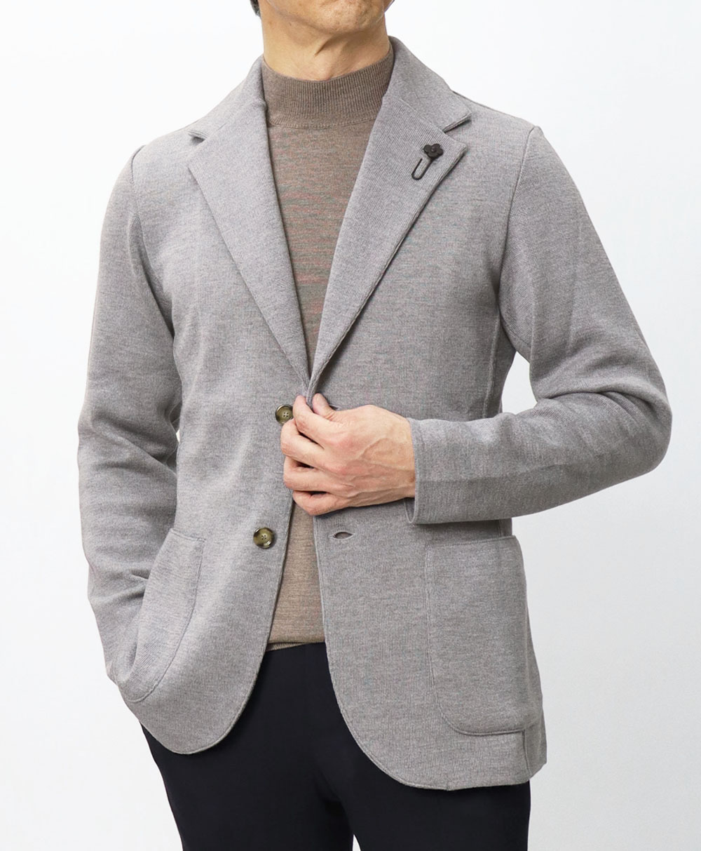 ラルディーニ / LARDINI / ニット ジャケット / ウール / LJM56