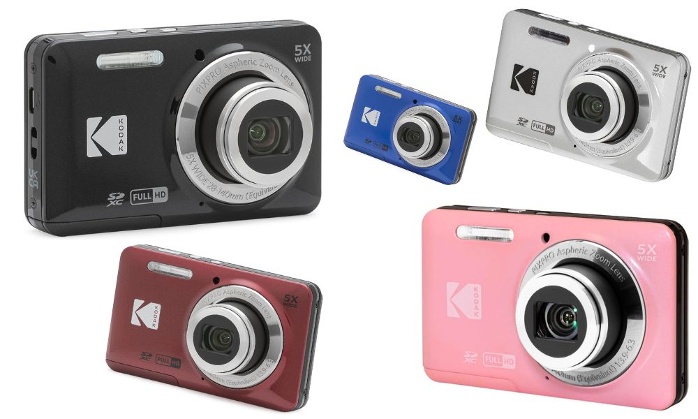 楽天市場】【保証＋特典あり】Kodak PIXPRO FZ55 ブラック レッド