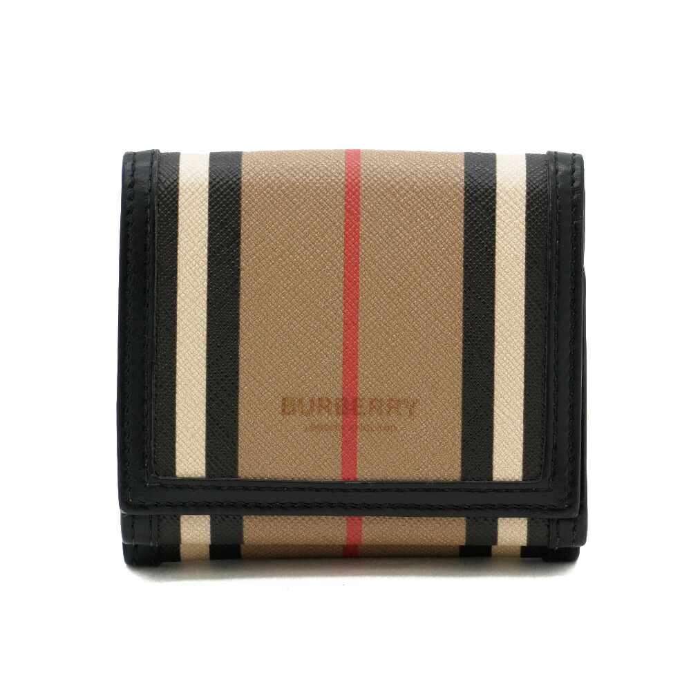 楽天市場】【美品】バーバリー 財布 三つ折り財布 BURBERRY コンパクト