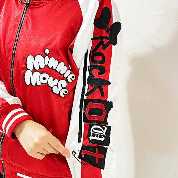 ディズニー ミニーマウス レッドガール スカジャン (L) ブルゾン