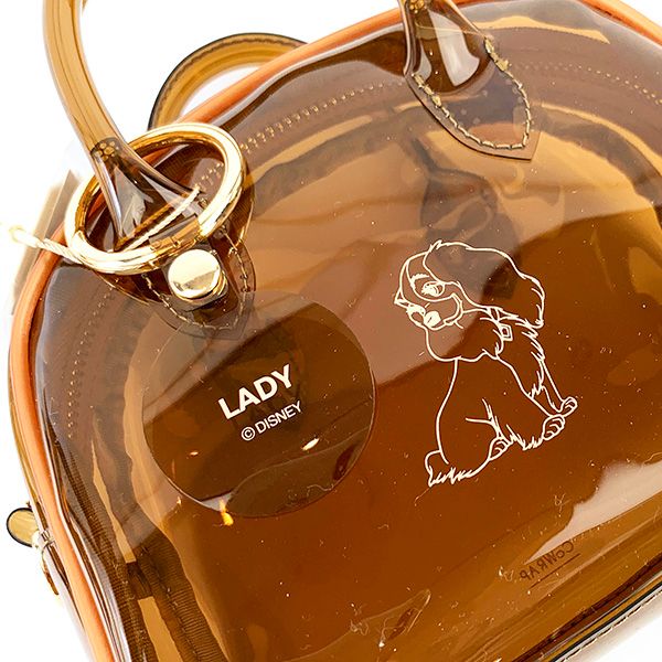 ディズニー カラップクリアマイクロボストン ミニバッグ レディ Disney
