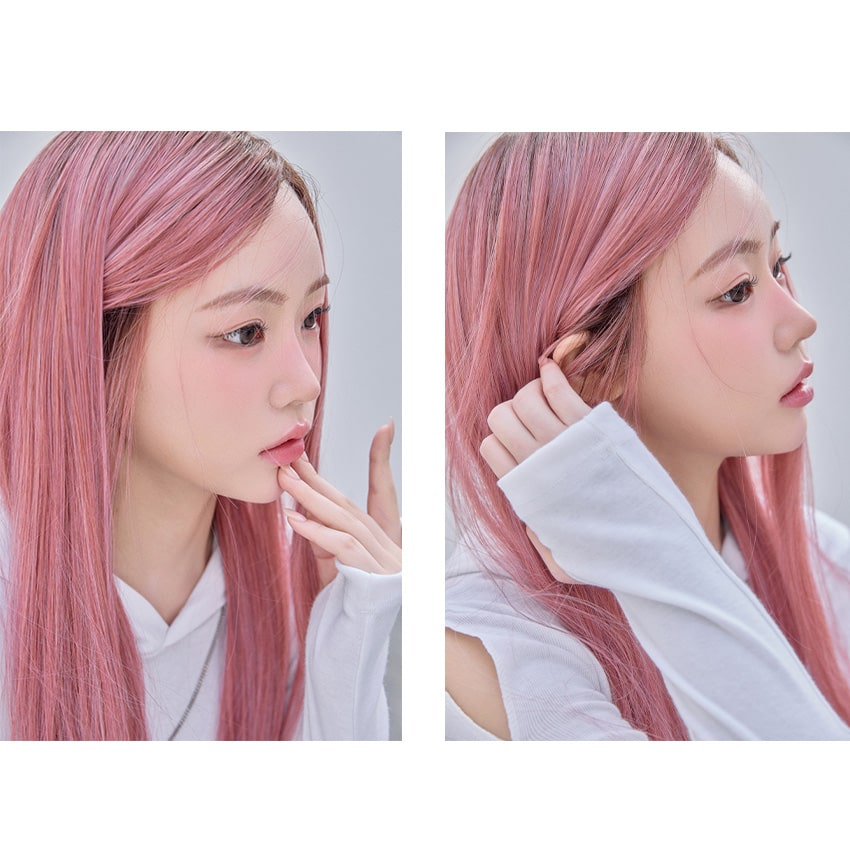 手植えフルウィッグ) ストレート25インチ スリックカット（モースト原