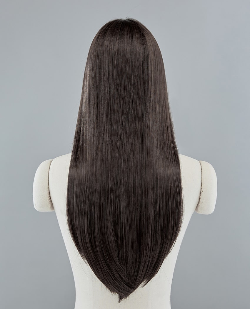 セミ手植えフルウィッグ) ハグカット エレナ (シュプリーム原糸)